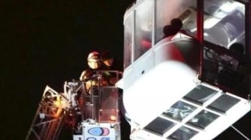 Japonya'da 123 metrelik kabus! Korku dolu 9 saat...20 kişi 123 metrede asılı kaldı!