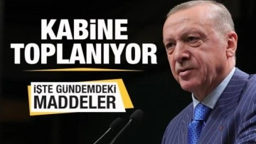 Kabine toplanıyor! İşte g&uuml;ndemdeki maddeler