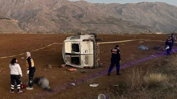 Kahramanmaraş’ta işçi servisi devrildi: Ölü ve yaralılar var