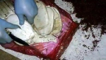 Kamyonetteki isot ve pul biber paketlerinden kilolarca uyuşturucu &ccedil;ıktı