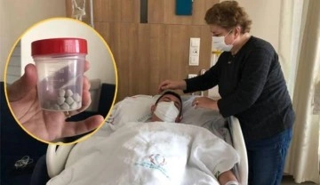 Kanama şikayetiyle gitti, mesanesinden 39 tane fındık b&uuml;y&uuml;kl&uuml;ğ&uuml;nde taş &ccedil;ıkarıldı