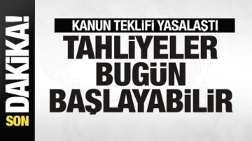 Kanun teklifi yasalaştı! Tahliyeler bugün başlayabilir