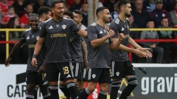 Karabağ-Shelbourne maçında tarihe kazınan gol! Öyle bir dakikada geldi ki...