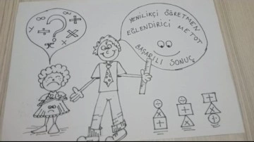 Karikat&uuml;rle matematiği yan yana getirdi