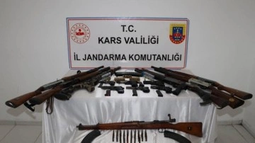 Kars’ta jandarmadan tarihi yakalama: 1'inci Dünya Savaşı’ndan kalma silah çıktı