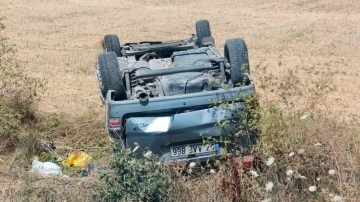 Kastamonu'da devrilen araçtaki 3 kişi yaralandı