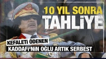 Kefaleti ödenen Kaddafi'nin oğlu Hannibal artık serbest