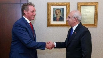Kemal Kılı&ccedil;daroğlu ABD B&uuml;y&uuml;kel&ccedil;isi'ni makamında kabul etti