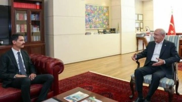 Kemal Kılı&ccedil;daroğlu ile g&ouml;r&uuml;şen Fatih Furkan Yazıcıoğlu'nun yeni imajı dikkat &ccedil;ekti