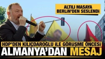 Kemal Kılı&ccedil;daroğlu&rsquo;nun g&ouml;r&uuml;şeceği HDP&rsquo;li Sezai Temelli Almanya'da &Ouml;calan'a selam g&ouml;nderdi