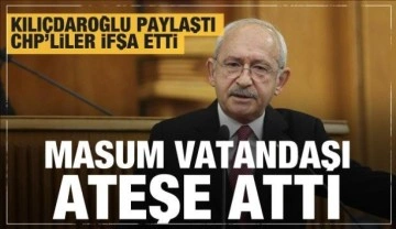 Kılı&ccedil;daroğlu hedef g&ouml;sterdi! Konuyla ilgili olmayan vatandaşın hayatı karardı