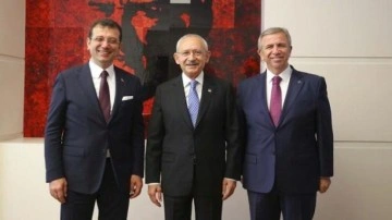 Kılı&ccedil;daroğlu, İmamoğlu ve Yavaş'la baş başa g&ouml;r&uuml;şt&uuml;