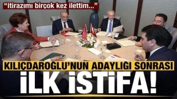 Kılı&ccedil;daroğlu'nun adaylığı sonrası ilk istifa geldi