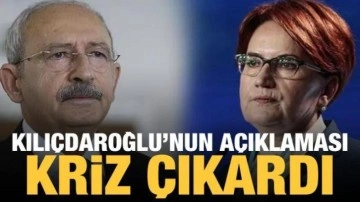 Kılı&ccedil;daroğlu'nun s&ouml;zleri İYİ Parti'yi kızdırdı