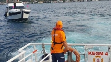 Kıyı Emniyeti duyurdu: Beylerbeyi önlerinde sürüklenen tekne emniyete alındı