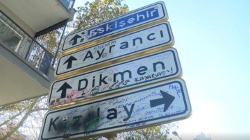 Kızılay tabelası, 3'üncü kez yenilendi