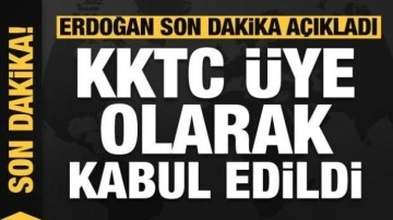 KKTC, T&uuml;rk Devletleri Teşkilatı Zirvesi'nde g&ouml;zlemci &uuml;ye olarak kabul edildi