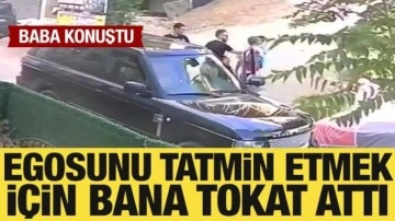 Kocaeli'de çocuklarının önünde tokatlanan baba konuştu