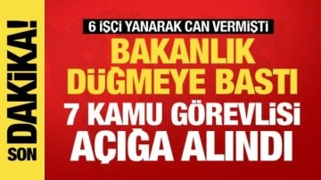 Kocaeli'nin Dilovası ilçesindeki yangın sonrası 7 kamu görevlisi açığa alındı