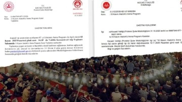 Kocaeli Valiliği’nin 10 Kasım’da mevlid dayatmasına tepki