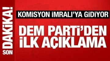 Komisyon İmralı'ya gidiyor: DEM Parti'den ilk açıklama