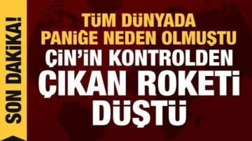 Kontrolden &ccedil;ıkan &Ccedil;in roketi Pasifik Okyanusu'na d&uuml;şt&uuml;