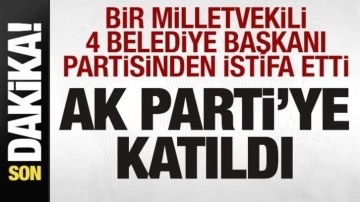 Konya Milletvekili ve 4 belediye başkanı partisinden istifa etti, AK Parti'ye katıldı