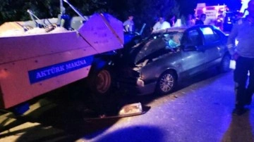 Konya'da feci kaza: Karı-kocayı &ouml;l&uuml;m ayırdı