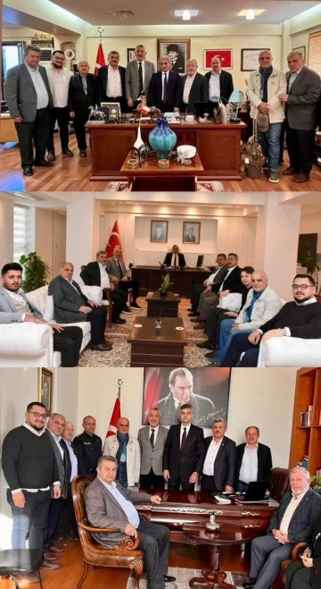 KONYALILAR FEDERASYONU &Uuml;&Ccedil; İL&Ccedil;E KAYMAKAMINI ZİYARET ETTİ 