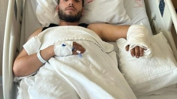 Köpeğin kafasından ve kolundan ısırdığı adam dehşet anlarını anlattı