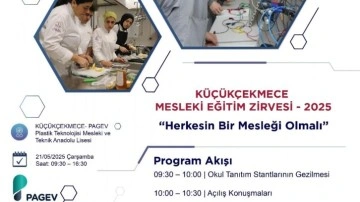 Küçükçekmece PAGEV'de ilk kez mesleki eğitim zirvesi düzenlenecek