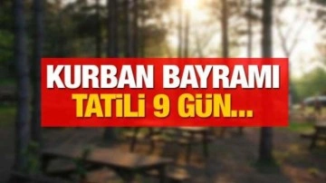 Kurban Bayramı tatili 9 g&uuml;n olacak mı? Bayramı memleketinde ge&ccedil;irecekler dikkat!