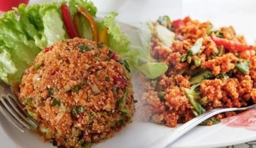 Kuru soğanlı kısır nasıl yapılır? Sal&ccedil;a kavurarak kısır tarifi...