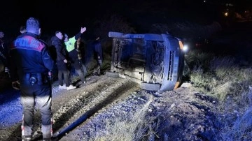 Kütahya'da polisin 'dur' ihtarına uymayan sürücü kaza yaptı