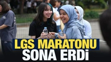 LGS maratonu sona erdi!