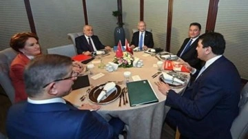 Liderler de tek tek g&ouml;r&uuml;ş beyan etti: 6'lı masada CHP'ye baş&ouml;rt&uuml;s&uuml; &ouml;nerisi!