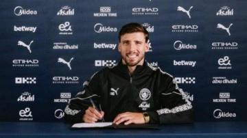 Manchester City'de Ruben Dias 4 yıllık imzayı