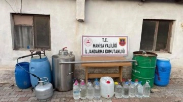 Manisa’da 112 litre sahte içki ele geçirildi