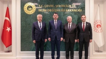 Mansur Yavaş, Zeydan Karalar ve Ahmet Akın'dan Bakan Kurum'a ziyaret! İlk açıklama geldi