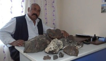 Mantar toplamaya &ccedil;ıktı, 100 kilogramlık g&ouml;ktaşı buldu