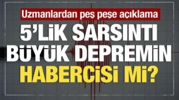 Marmara'daki deprem büyük depremin işareti mi? Uzmanlardan peş peşe açıklama geldi