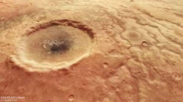 Mars'ta insan g&ouml;z&uuml;ne benzer krater bulundu