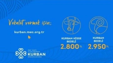 MEC Vakfı'ndan ihtiya&ccedil; sahiplerine y&ouml;nelik kurban organizasyonu