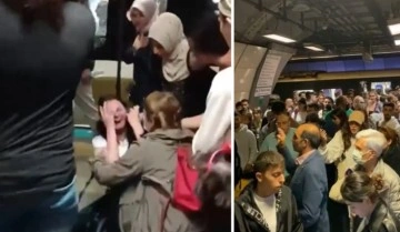 Mecidiyek&ouml;y metrosunda korkun&ccedil; anlar: Raylara d&uuml;şt&uuml;!