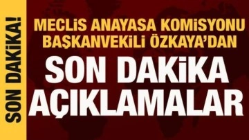 Meclis Anayasa Komisyonu Başkanvekili Ali &Ouml;zkaya, Başkent Kulisi'nde