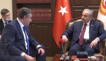 Meclis Başkanı Şentop, Leonid Slutsky'yi kabul etti