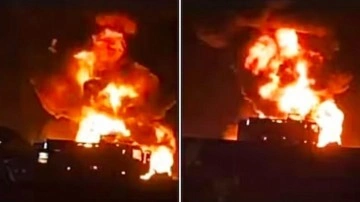 Medine yolunda feci kaza! 42 kişi yanarak can verdi