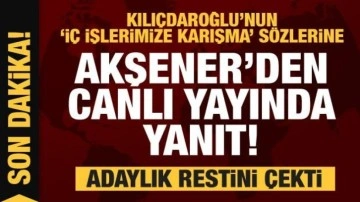 Meral Akşener'den Kılı&ccedil;daroğlu'nun 'İ&ccedil; işlerimize karışma' s&ouml;z&uuml;ne yanıt