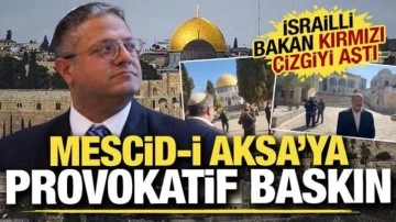 Mescid-i Aksa'ya provokatif baskın! Ben-Gvir bu kez kırmızı çizgiyi aştı