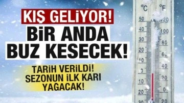 Meteorolojiden son dakika açıklaması! Kış geliyor! Bir anda buz kesecek! Sezonun ilk karı